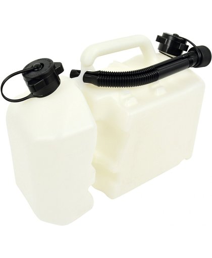 Carpoint Water Jerrycan Combi 6 Liter / 2 Liter Kunststof Wit