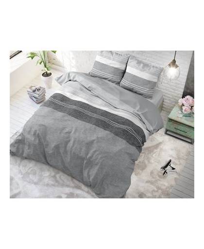 Sleeptime rolf grey - dekbedovertrek: 2-persoons (200 cm)
