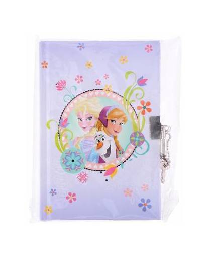 Disney frozen dagboek met slot lila paars