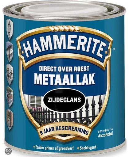 Hammerite Metaallak Zijdeglans Creme 0,25L