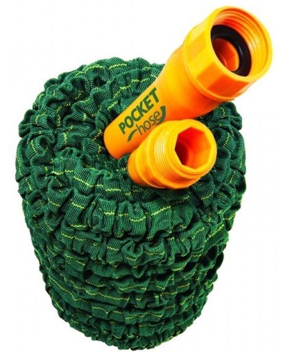 Flexiwonder PRO Pocket Hose - Elastische, compacte, flexibele tuinslang 15 meter  met gratis sproeikop