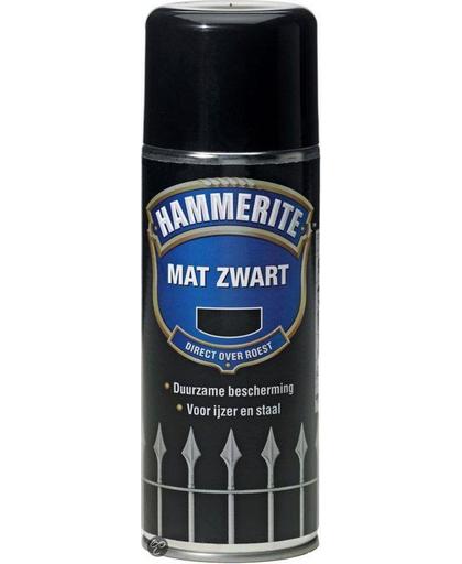 Hammerite Metaallak Mat Zwart 400ML
