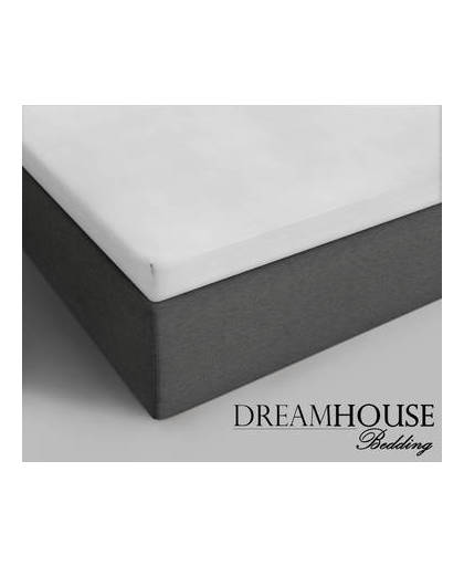 Dreamhouse katoenen topper hoeslaken white - 2-persoons (160 cm) - wit
