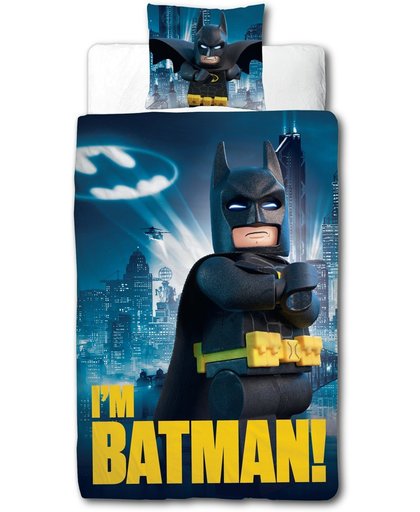 Dekbedovertrek Lego Batman Movie I am 135x198/48x74 cm