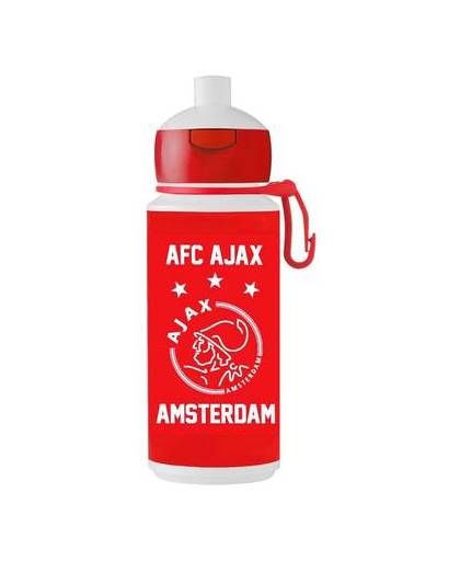 Ajax afc pop-up drinkbeker rood/wit 275 ml