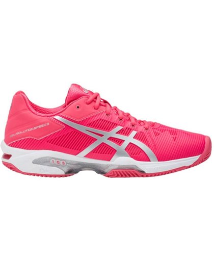 Asics Gel-Solution Speed 3 Clay  Tennisschoenen - Maat 40.5 - Vrouwen - roze/zilver