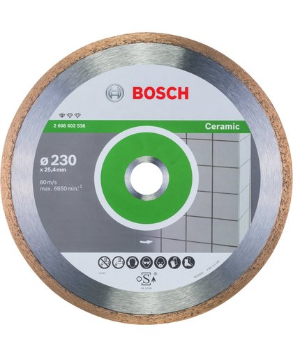 Bosch - Diamantdoorslijpschijf Standard for Ceramic 230 x 25,40 x 1,6 x 7 mm