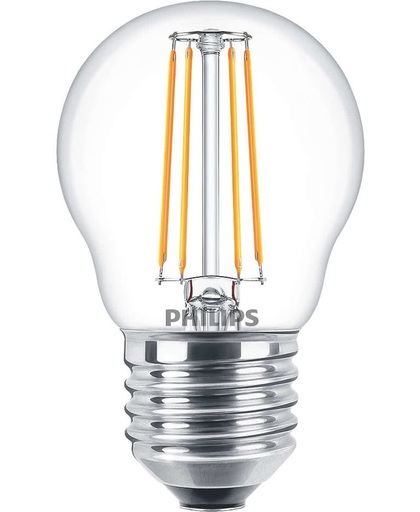 Philips Classic 4W E27 A++ Warm wit LED-lamp