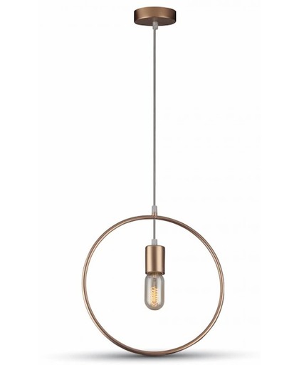 Champagne gouden ronde hanglamp