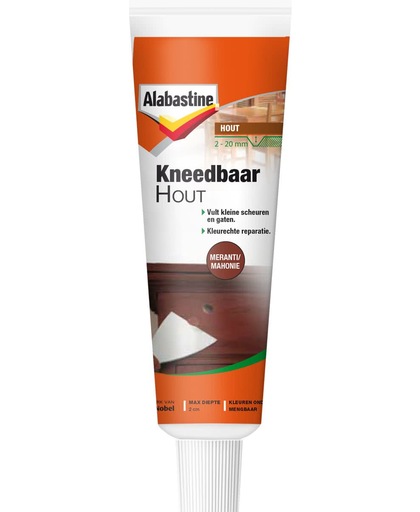 Alabastine Kneedbaar Hout - Mahoni - 75 gr
