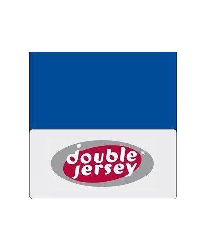 Double Jersey hoeslaken - Cobalt - 1-persoons (90x200/220 cm)