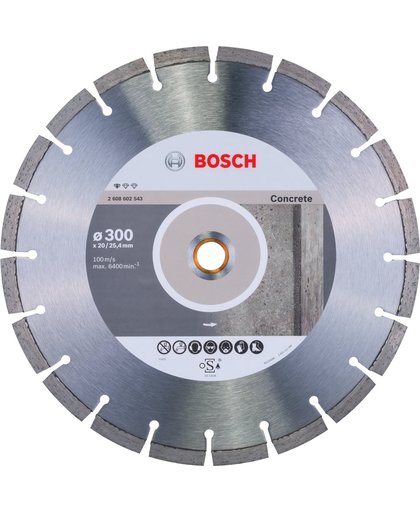 Bosch - Diamantdoorslijpschijf Standard for Concrete 300 x 20,00+25,40 x 2,8 x 10 mm