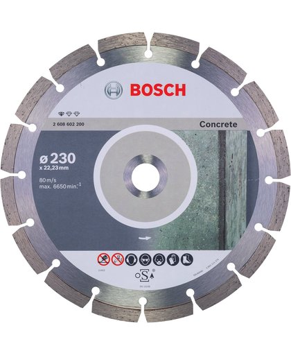 Bosch - Diamantdoorslijpschijf Standard for Concrete 230 x 22,23 x 2,3 x 10 mm