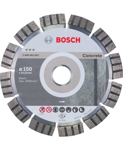 Bosch - Diamantdoorslijpschijf Best for Concrete 150 x 22,23 x 2,4 x 12 mm