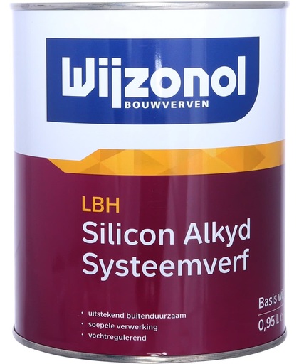 Wijzonol LBH Silicon Alkyd Systeemverf, Wit - 500ml