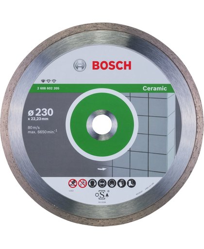 Bosch - Diamantdoorslijpschijf Standard for Ceramic 230 x 22,23 x 1,6 x 7 mm