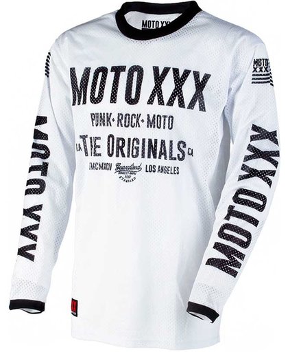 O'Neal Crossshirt Moto-XXX Vented White-M