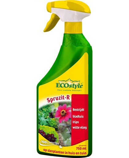 ECOstyle Spruzit-R - Spray tegen bladluis, trips en witte vlieg - 750 ml
