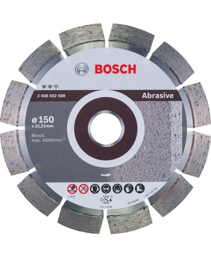 Bosch - Diamantdoorslijpschijf Expert for Abrasive 150 x 22,23 x 2,4 x 12 mm