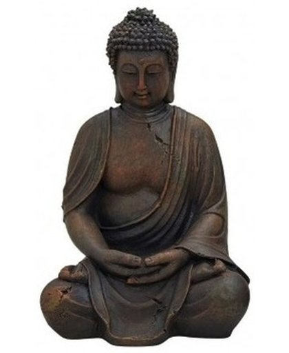 Boeddha beeld bruin 30 cm van polystone