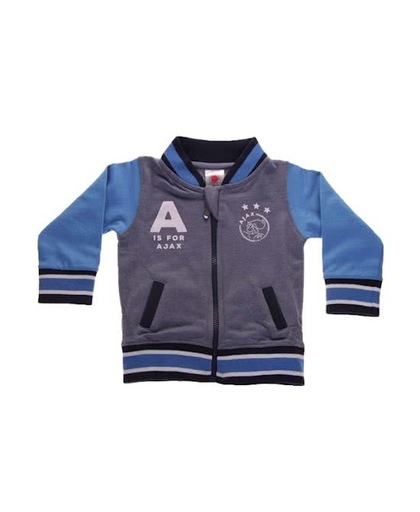 Ajax Baby Jongens Baseball Jacket A Is For Ajax - Blauw - Maat 62