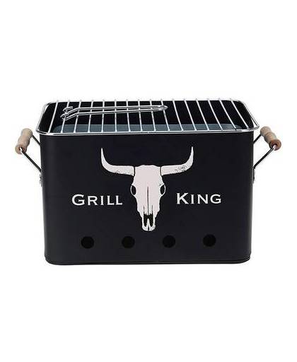 Retro bbq tafel-barbecue "grill king"
