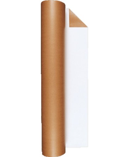 SPIJ stucloper, karton, (bxl) 100cmx60m, coating 1-zijd