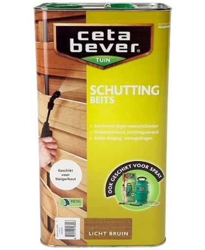 Cetabever Schuttingbeits - 5 liter - Lichtbruin
