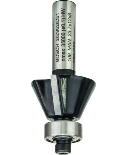 Bosch - Fase-/kantenfrezen 8 mm, D1 23,7 mm, B 5,5 mm, L 12 mm, G 54 mm, 25°