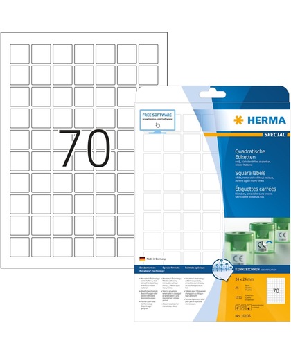 HERMA 10105 Wit Zelfklevend printerlabel printeretiket