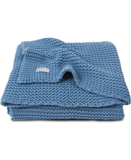 Jollein Deken 100x150cm knit blue Jollein Deken 100x150cm knit blue