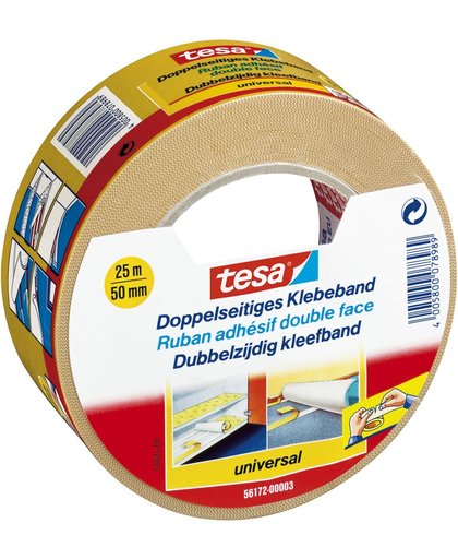 Tesa Dubbelzijdig Kleefband - 50 mm x 25 m