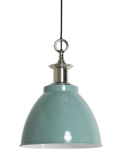 Light & Living Hanglamp  BEAU Ø32 cm  -  nikkel kop groen-wit