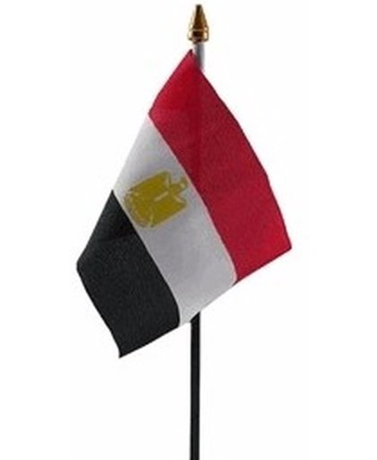 Egypte mini vlaggetje op stok 10 x 15 cm