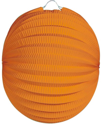 Lampion Oranje Bolvorm 22cm