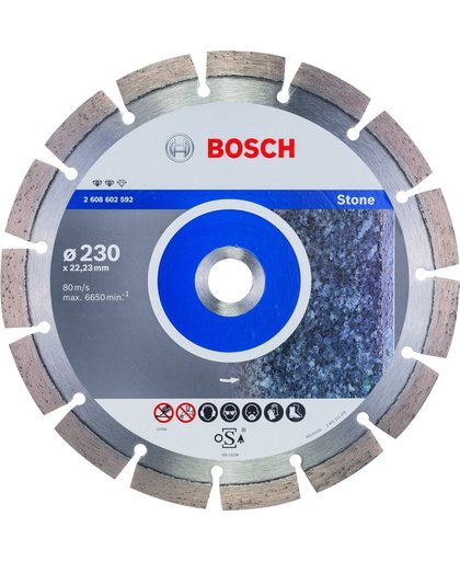 Bosch - Diamantdoorslijpschijf Expert for Stone 230 x 22,23 x 2,4 x 12 mm