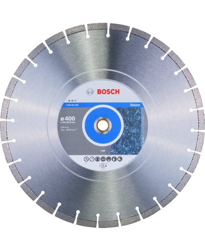 Bosch - Diamantdoorslijpschijf Expert for Stone 400 x 20,00+25,40 x 3,2 x 12 mm