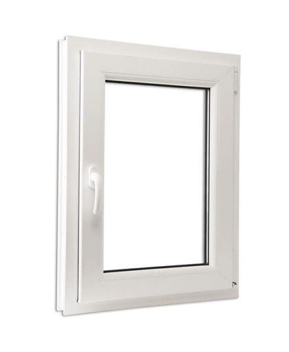 vidaXL Tilt & Turn PVC Window Handle on the Left 600 x 900 mm