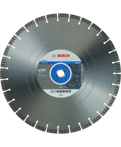 Bosch - Diamantdoorslijpschijf Best for Stone 450 x 25,40 x 3,8 x 12 mm