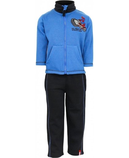 Spiderman joggingpak blauw 98 - voor jongens - fleece