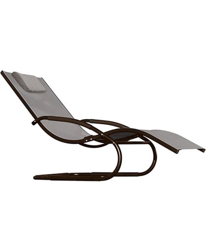 VHcollection Ligbed " Wave Lounger Cocoa "