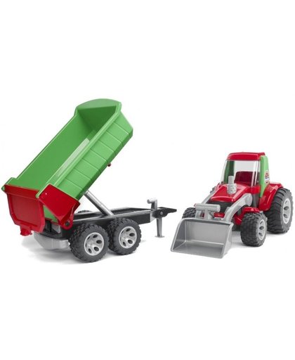 ROADMAX tractor met voorlader en kiepwagen