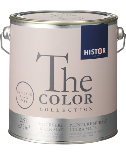 Histor The Color Collection Muurverf - 2,5 Liter - Shadow Pink