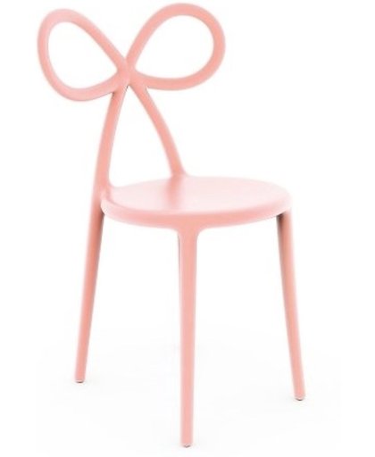 Ribbon chair roze Qeeboo
