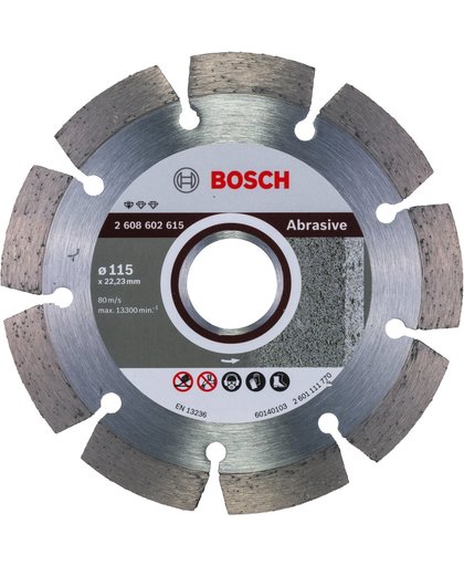 Bosch - Diamantdoorslijpschijf Standard for Abrasive 115 x 22,23 x 6 x 7 mm