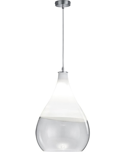 Hanglamp - Modern - Kingston - Kleur Armatuur Chroom - Fitting E27 - excl. Lichtbron  - Max Wattage 60