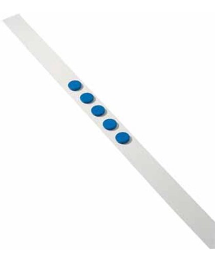 Dahle wandlijst lengte 1 m met 5 blauwe magneten diameter 32 mm