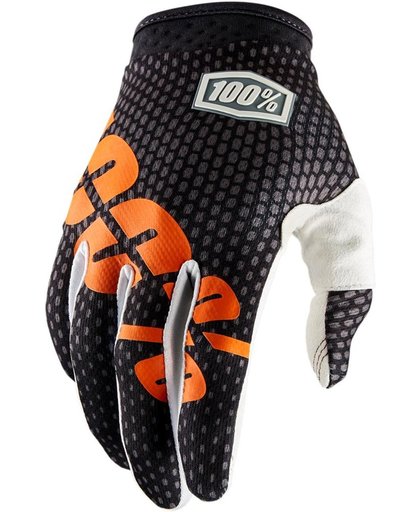 100% iTrack fietshandschoenen grijs/zwart Handschoenmaat XL