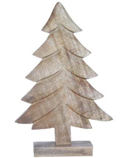 Houten kerstboom 36 cm