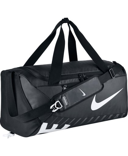 Nike Alpha Medium Duffel Sporttas Unisex - Black/Black/White